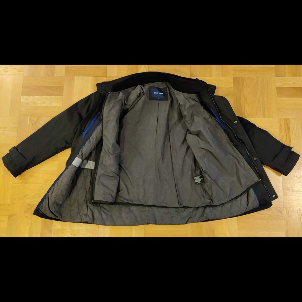 Men’s Cole Haan coat. Large. Black.